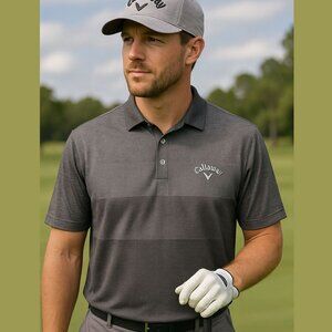 Callaway Opti-Dri Men’s Golf Grey Polo Shirt 407606 - Size XL